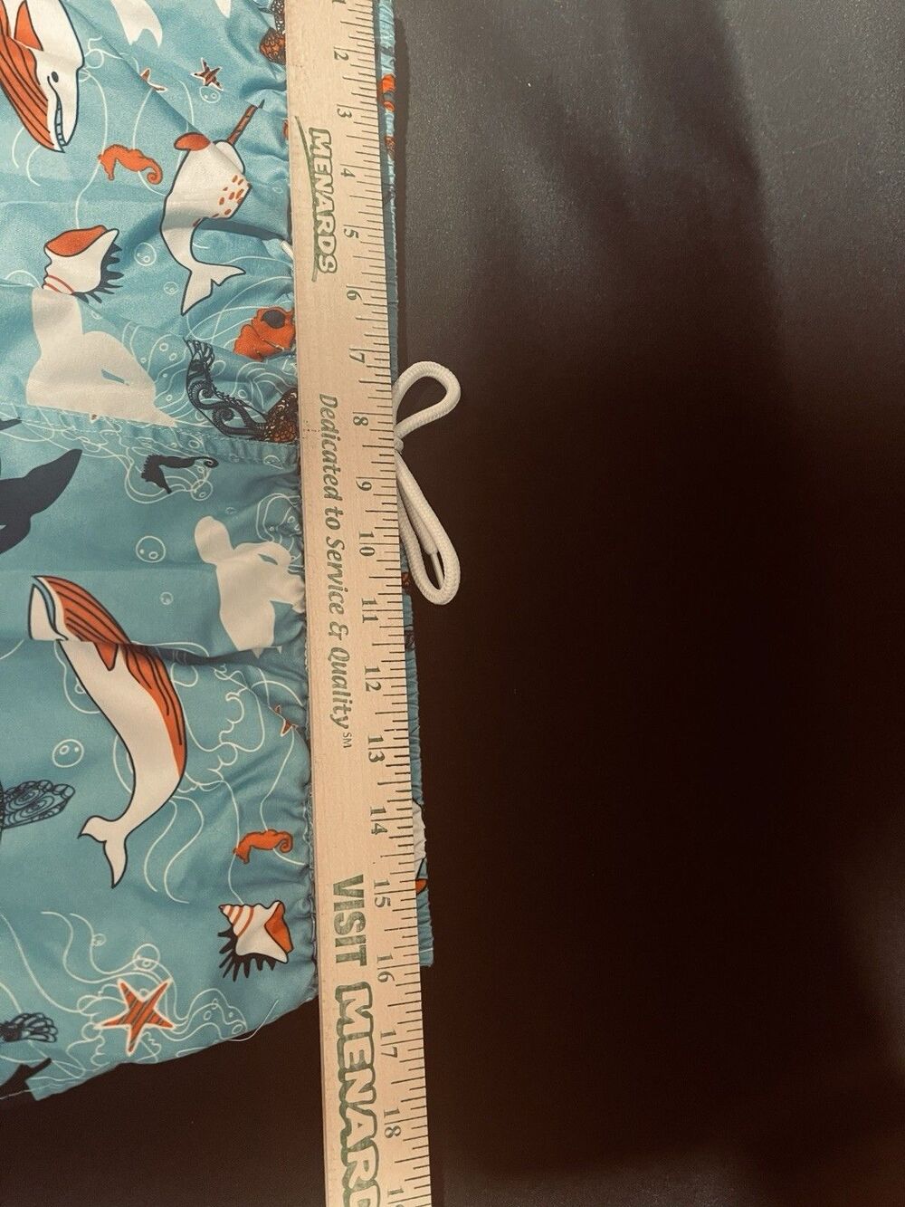 U.S. Polo Assn. Men’s XL Swim Trunks Blue Ocean Wale Turtle Mesh Lined #0001 - Picture 6 of 7